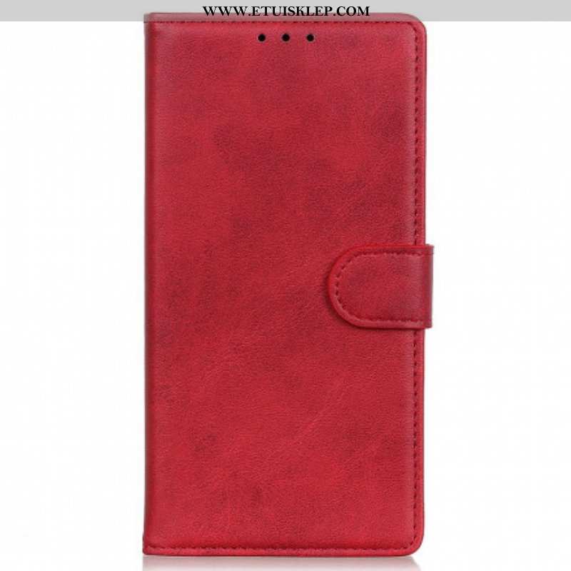 Obudowa Etui Na Telefon do Motorola Edge 20 Pro Efekt Matowej Skóry